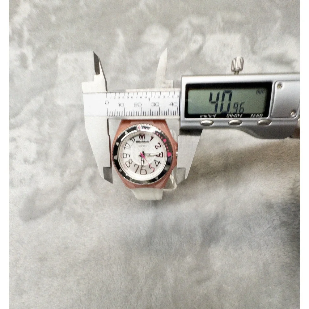 Technomarine Cruise Pink White 41mm Divers Watch Womens TM-110058